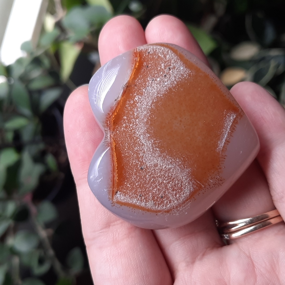 Druzy Agate Heart Shaped Crystal